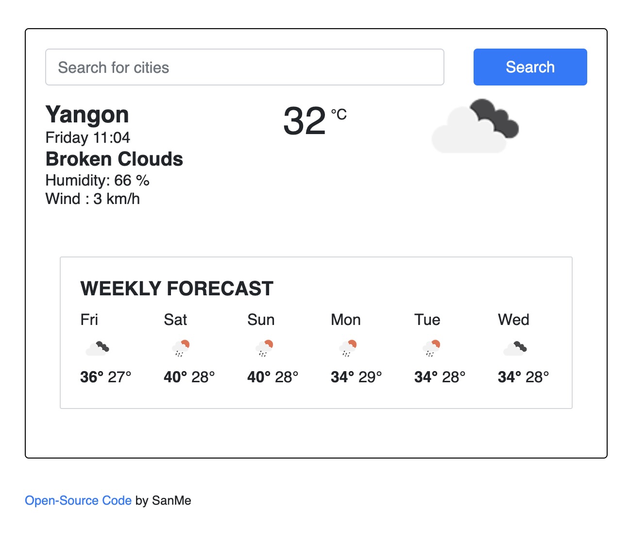 Weather Project preview